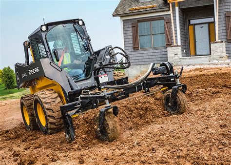 skid steer on a farm